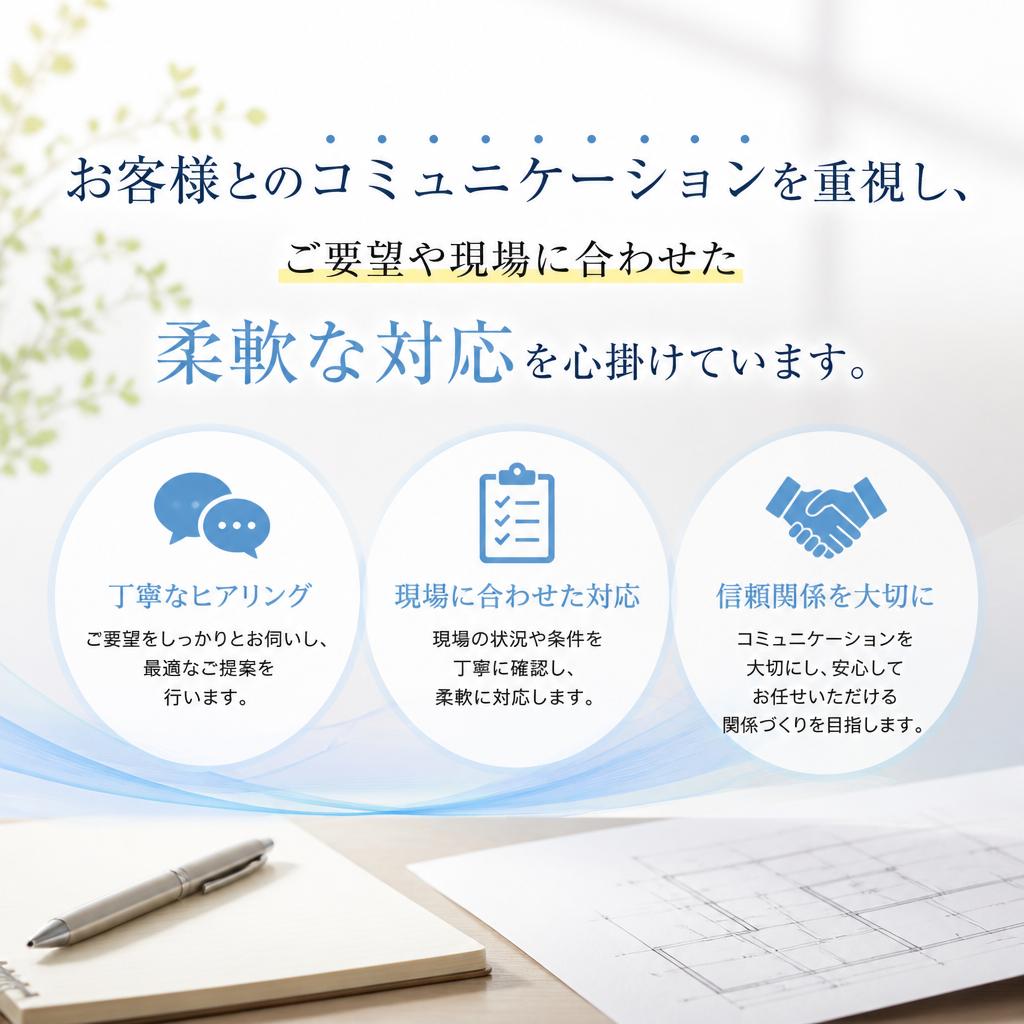 お客様の声に寄り添うサービス